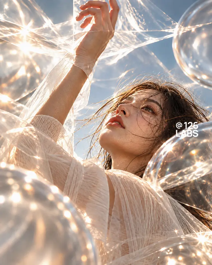 Dreamlight Reverie — Dreamlike light field / upward gesture